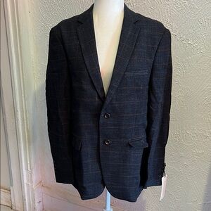 Classic Black Sport Coat with Notched Lapel